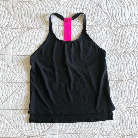 5/$35🍑 FABLETICS Black and Pink Tansy Tank - Picture 2 of 6